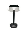 3W LED genopladelig bordlampe, sort - Ø13cm, 3-trin dæmpbar, 3-i-1 CCT, inkl. USB-C kabel
