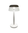 3W Oplade Bordlampe - 130x285mm, 3i1, Dæmpbar, Hvid