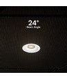 18W Ø10,6cm Blændfri CCT Downlight RA90 - Hul: Ø9,5 cm, Mål: Ø10,6 cm, 3 lyskulører, hvid front, Honeycomb