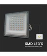 50W LED projektør CCT - IP65, Grå hus, 3 lyskulører