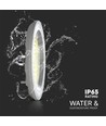 100W LED high bay, CCT - 83lm/W, IP65, Ø23,5cm, 3 lyskulører