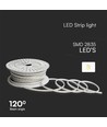 50m 10,5W/m Grøn LED strip - IP65, 121 LED pr. meter, 1000 lm/m, 50 meter rulle