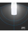 E14 7,5W LED pære - T37, Samsung LED chip, 660lm