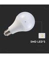 E27 20W LED pære - A80, 120lm/W