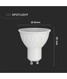 GU10 6W LED pære - Samsung LED chip, 445lm, 110°, 4000K, erstatter 60W