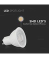 GU10 6W LED pære - Samsung LED chip, 445lm, 110°, 4000K, erstatter 60W