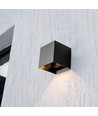 9W Solara sort LED væglampe med sensor - Solcelle, IP65, 3-i-1 CCT, 800lm, PIR sensor