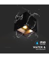 9W Solara sort LED væglampe med sensor - Solcelle, IP65, 3-i-1 CCT, 800lm, PIR sensor