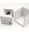 LEDlife CUBIC 6W væglampe - Hvid, firkantet, op/ned, justerbar, inde / ude, IP65, inkl. lyskilde