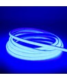 5m 11,5W/m Blå Neon COB strip - 230V, IP67, 288 LED, Kan klippes for hver 10cm