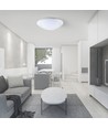 40W LED designer loftslampe med fjernbetjening - 4000lm, dæmpbar, CCT, phantom cover, Ø50cm