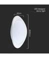 LED Designer Dome Light - 20W/40W/20W, Fjernbetjening, Phantom Cover, Dæmpbar