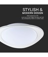 40W LED designer loftslampe med fjernbetjening - 4000lm, dæmpbar, CCT, phantom cover, Ø50cm