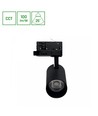 8W 3-faset skinnespot 3i1 - 25°, CCT, Sort