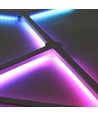 6 stk. Hexa-Light RGBIC komplet sæt - Vægmonteret, Bluetooth app, USB