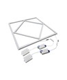 Hexagon Diamant 60x60 LED Panel, 60W - 100lm/W, Hvid kant