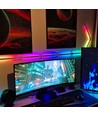 6 stk. Hexa-Light RGBIC komplet sæt - Vægmonteret, Bluetooth app, USB