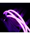 5m 11,5W/m Lilla Neon COB strip - 230V, IP67 vandtæt, 288 LED, Kan klippes for hver 10cm
