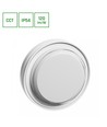 10W Pastilo CCT LED væglampe - IP54, IK10, 120lm/W, Ø18cm, 3-i-1 CCT, hvid, udendørs/indendørs