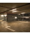 120cm 36W vandtæt komplet LED armatur, gennemfortrådet - 4320lm, 120lm/W, IP65