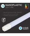 25x 150cm / 22W Samsung chip LED rør, T8 - 4000K, 5 års producentgaranti
