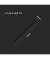 100 stk Kabelbinder 3,5*150mm sort - UL94-V2