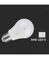 E27 10,5W LED pærer - A60, Plast