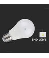 10,5W LED pære E27 - A60, plast, 4000K