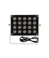 20W Infrarød projektør til overvågning / kamera - IP65, arbejdslampe, 850nm, IR natbelysning, LED projektør