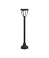 2W Solara LED havelampe med solcelle og sensor - IP65, 93cm, sort, PIR sensor, CCT skift, varm hvid / kold hvid