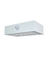 3W solcelle væglampe med sensor - IP65, hvid, 350lm, PIR sensor, udendørs