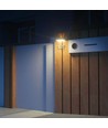 3W solcelle væglampe med sensor - IP65, hvid, 350lm, PIR sensor, udendørs