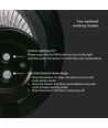 15W Solcelle havelampe, 2200lm - IP65, sort, Diamond, CCT, RADAR sensor, 3.2V, inkl. batteri