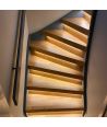 Trappe LED COB stripsæt 11W pr. trin - 24V DC, IP20, Op til 16 trin, med sensor
