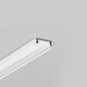 2m aluprofil SURFACE10 BC/UX - Hvid lakeret, påbygning, LED skinne