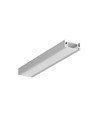 2m aluprofil SURFACE10.V2 BC/U - Anodiseret, påbygning, LED skinne
