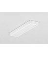1m aluprofil SURFACE14 EE7F/TY - Hvid lakeret, påbygning, LED skinne