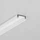 2m aluprofil SURFACE14.V2 EE7F/Y - Hvid lakeret, påbygning, LED skinne