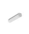 1m aluprofil UNI12 BCD/U - Anodiseret, påbygning, LED skinne