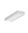 2m aluprofil WIDE24 G/W - Ubehandlet aluminium, påbygning, LED skinne