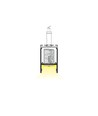 2m aluprofil COMBO30-01 ACDE-9 - Sort anodiseret, påbygning, LED skinne
