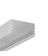 2m aluprofil LOWI C10 - Ubehandlet aluminium, påbygning, LED skinne