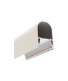 2m aluprofil NAMI23 CD-9 - Beige lakeret, påbygning, LED skinne