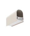 2m aluprofil NAMI23 CD-9 - Beige lakeret, påbygning, LED skinne