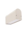 2m aluprofil NAMI23 CD-9 - Beige lakeret, påbygning, LED skinne