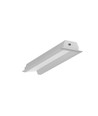 1m aluprofil DIAGONAL14 F/TY - Anodiseret, indbygget, LED skinne