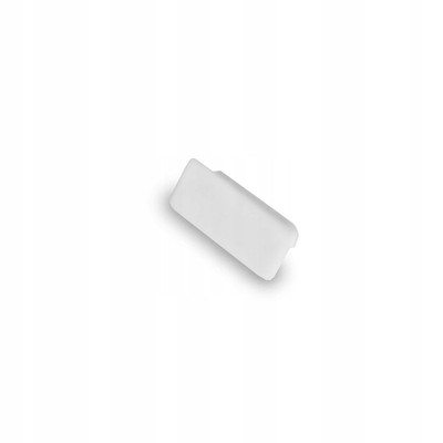 Billede af Endestykker til PVC profil 16x7 - 2 stk, hvid