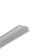 2m aluprofil GROOVE14 EE7F/TY - Anodiseret, indbygget, LED skinne