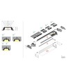 2m aluprofil GROOVE14 EE7F/TY - Anodiseret, indbygget, LED skinne