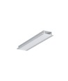 2m aluprofil GROOVE14.V2 BC3/Y - Anodiseret, indbygget, LED skinne